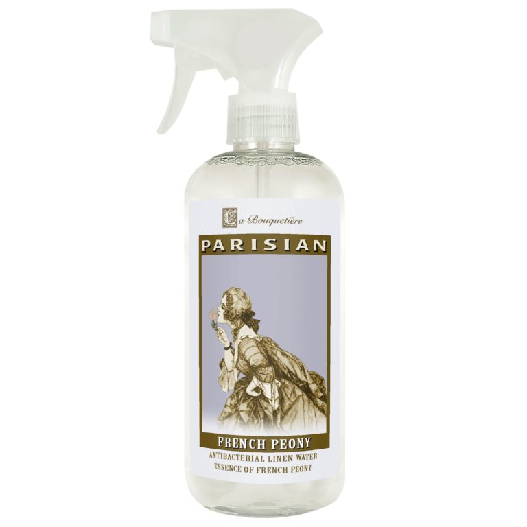 French Peony Antibacterial Linen Water 19oz.